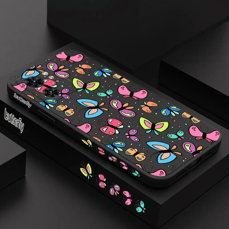 Charming Butterfly Silicone Phone Case - Stylish Protection
