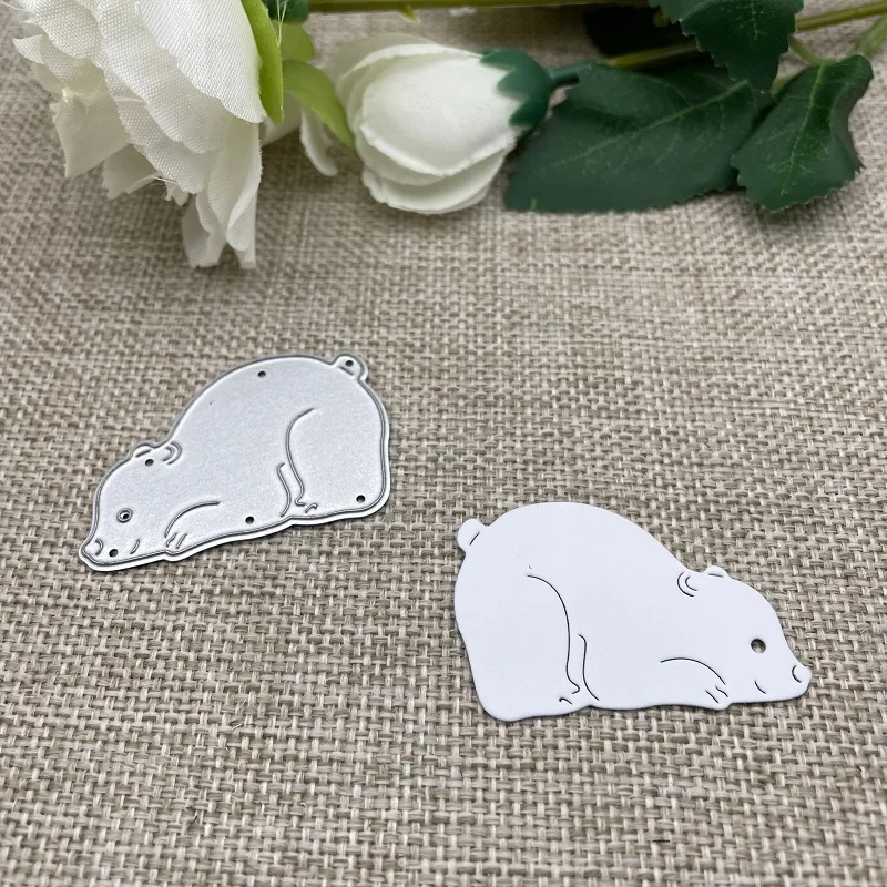 

Cute bear decoration Metal Cutting Dies Stencils For DIY Scrapbooking Decorative Embossing Handcraft Die Cutting Template Mold