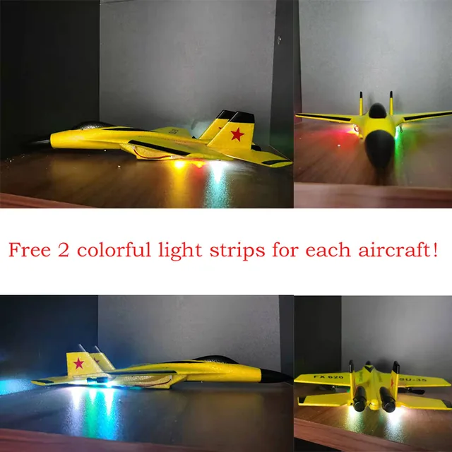 SU-35 RC Remote Control Airplane 2.4G Remote Control Fighter Hobby Plane Glider Airplane EPP Foam Toy RC Plane chargeable Batter 2