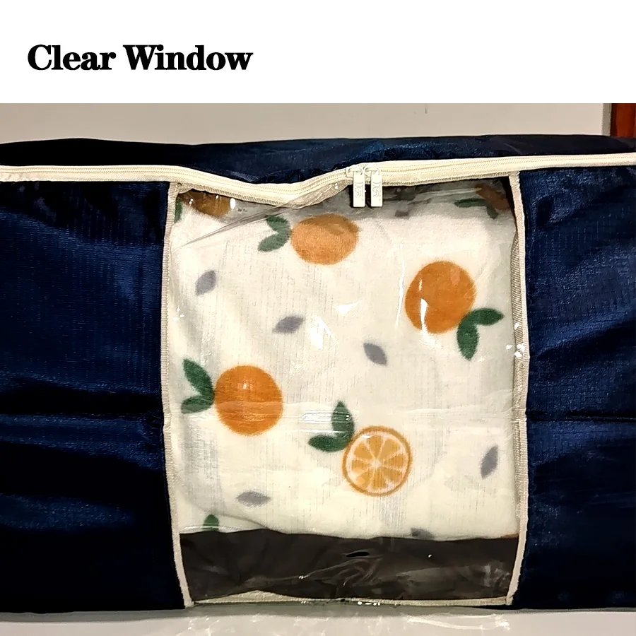 Oxford cloth cotton quilt storage bag washable oversized clothing sorting dust-proof bag 6