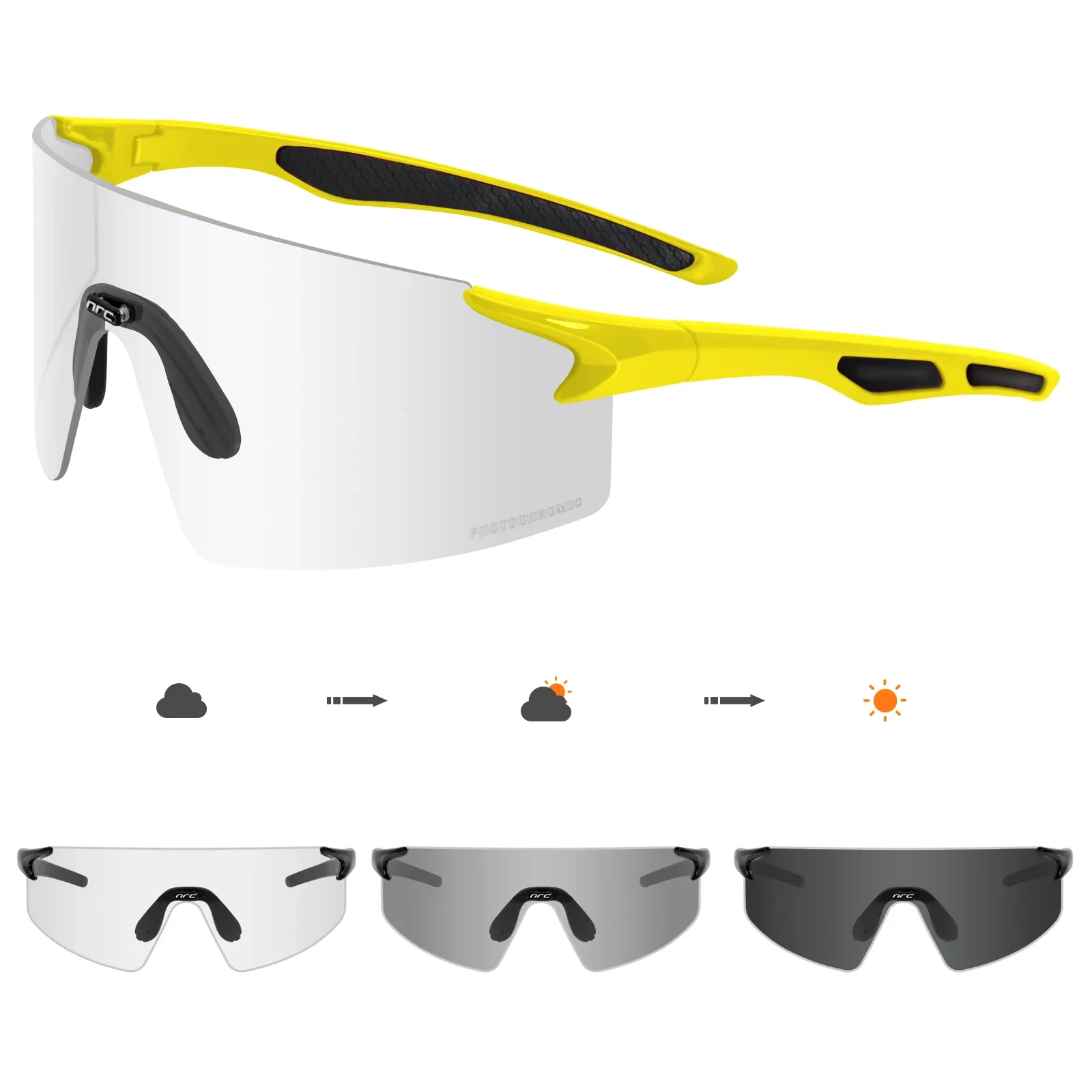 NRC Photochromic Cycling Glasses Men Bicycle Glasses MTB Cycling