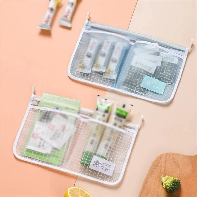 Fridge Hanging Mesh Bag 1PC For Kitchen Storage