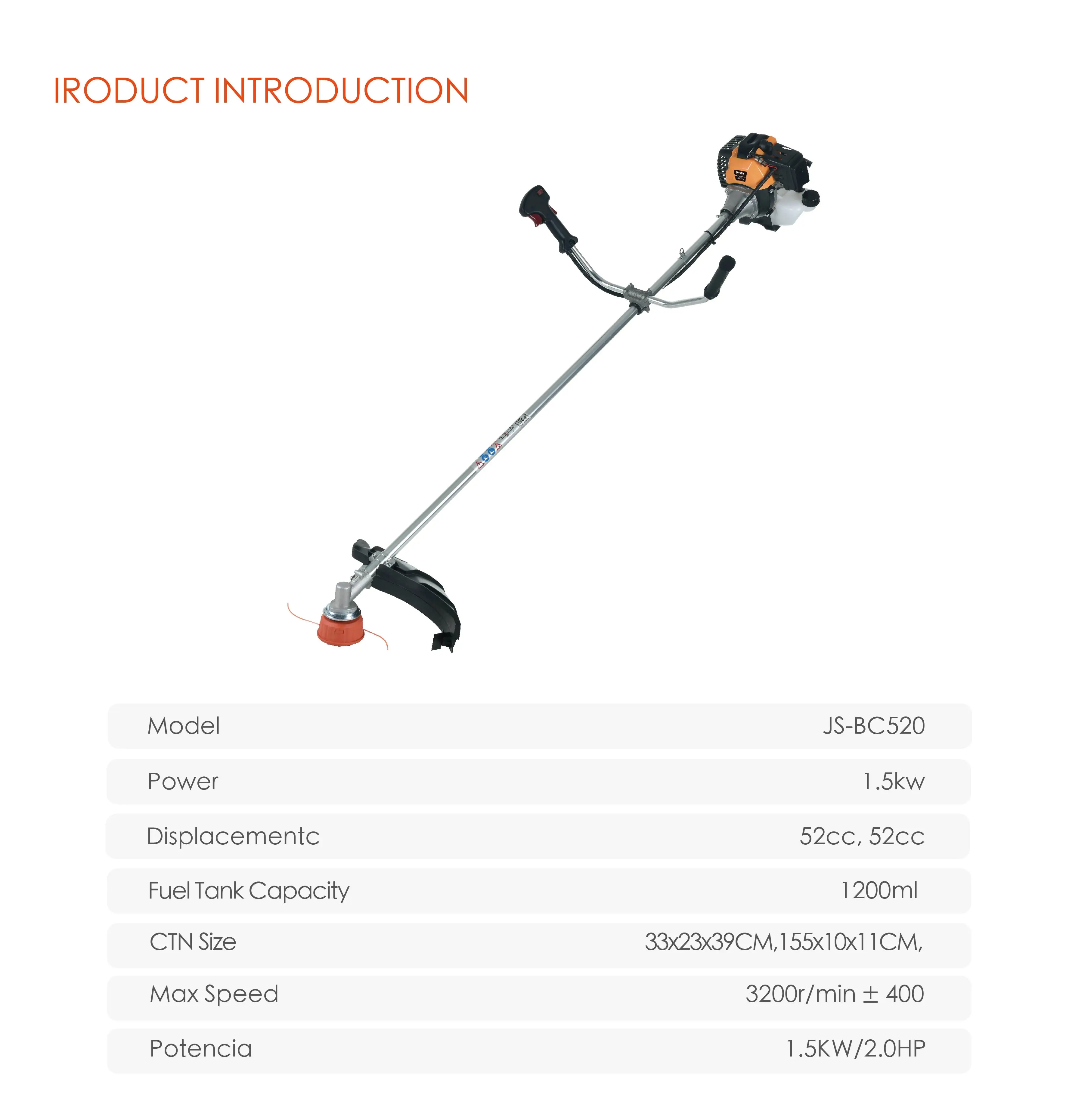 HOT SALE China High Quality Grass Brush Cutter Gas Grass Trimmers