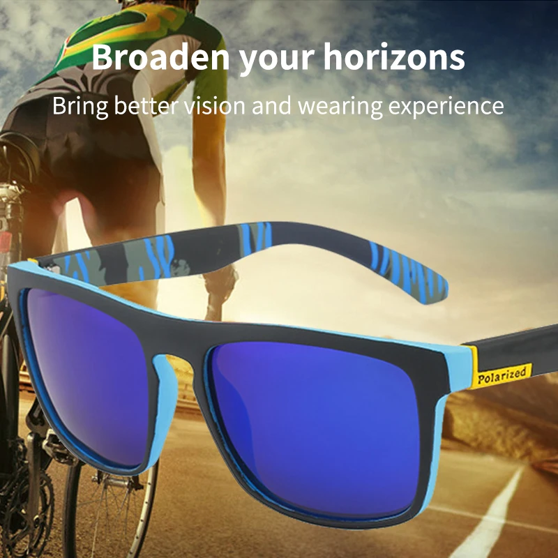 2023 Neue polarisierte Sonnenbrille für Herren UV400 Outdoor-Sport-Sonnenbrille Rennrad Mountainbike Fahrradbrille New Style Fahrrad_voghion.com