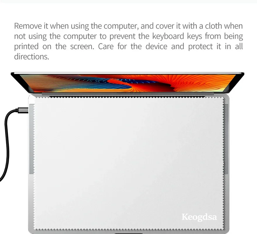 Dustproof Microfiber Protective Film Cover Notebook Palm Keyboard Blanket Laptop Cleaning Cloth for MacBook Pro 13/15/16 Inch