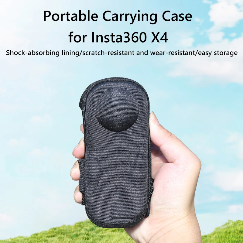 카메라 바디 미니 수납 가방, 낙하 방지 렌즈 보호 커버, 여행용 보관 케이스, Insta360 X4 액세서리