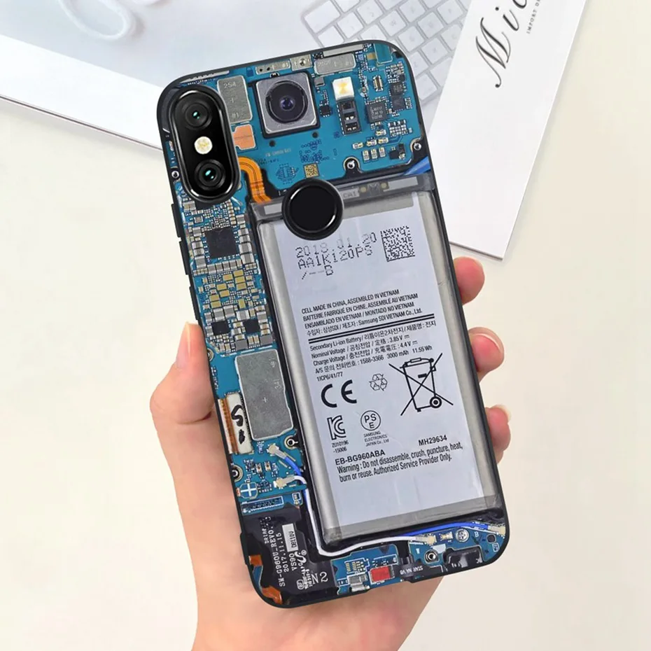 Slim Fashion Print Jelly Soft Phone Case - Stylish Silicone Back Cover
