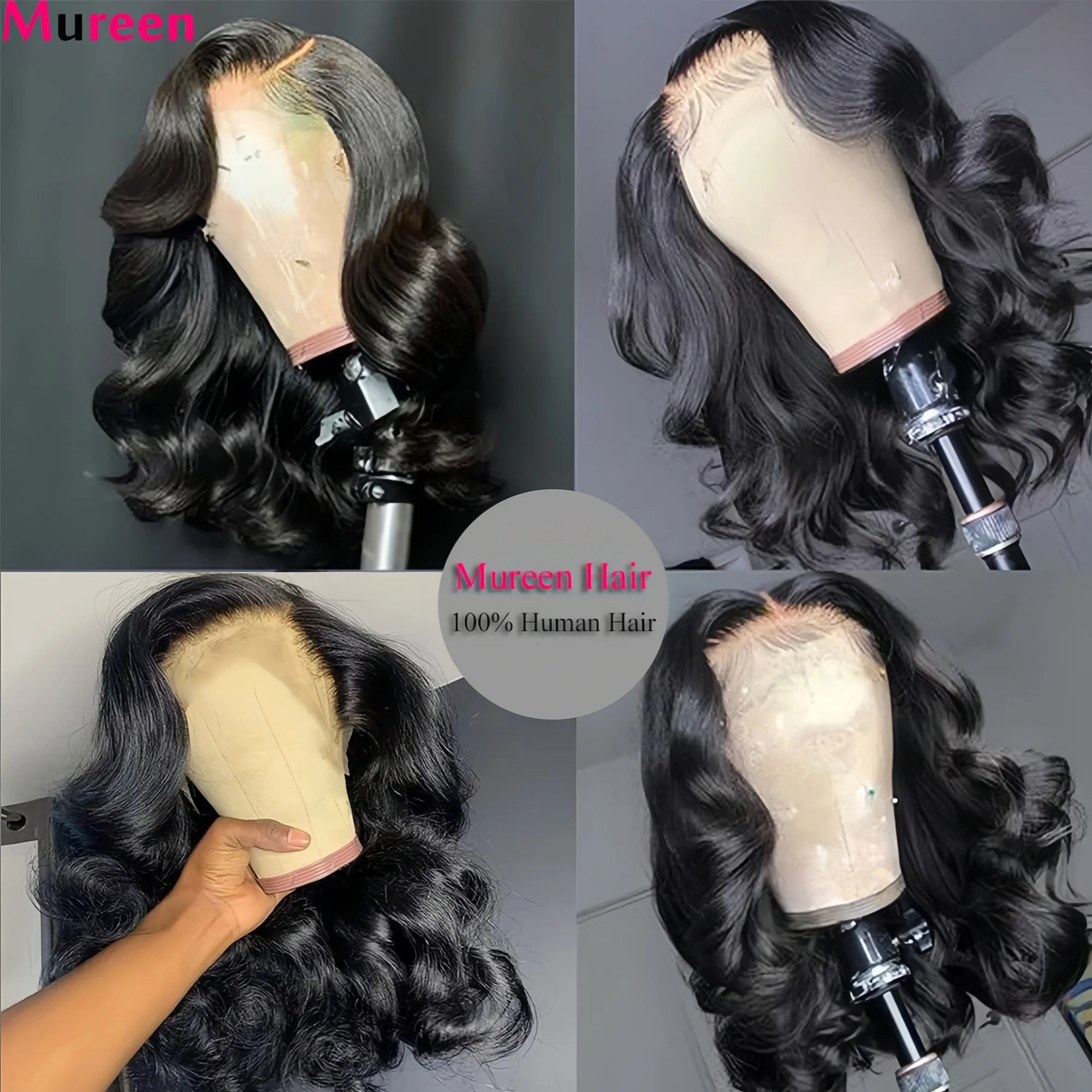 Human Hair Wigs 250% Density Bob Wig Body Wave Glueless Women Ready To Wear Pre Plucked Lace Wig human hair wigs
