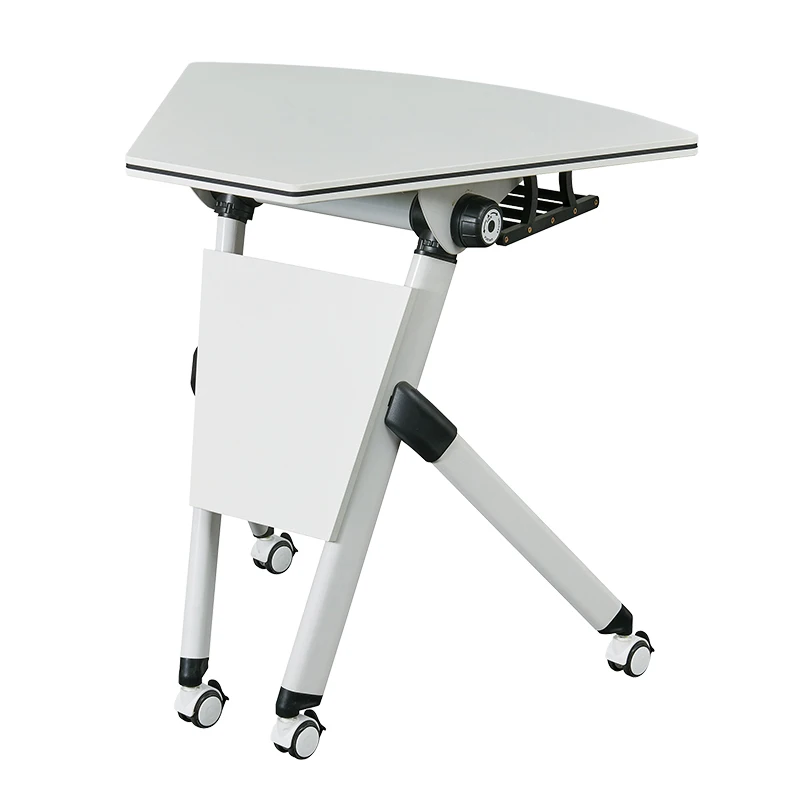 

Escritorio oficina Modern Wood student discuss meeting Conference activity Folding Training Desk Foldable round Training Table