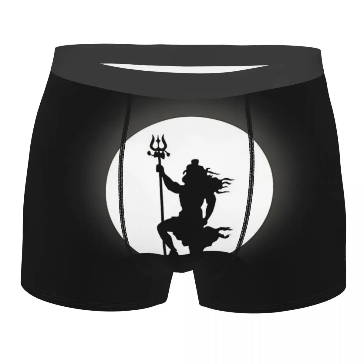 Lord Shiva Men's Boxer Briefs Shorts Men Underpants Cartoon Anime Funny Men's Panties Soft Underwear For Men фляга tacx shiva bio 500мл astana t5746 01