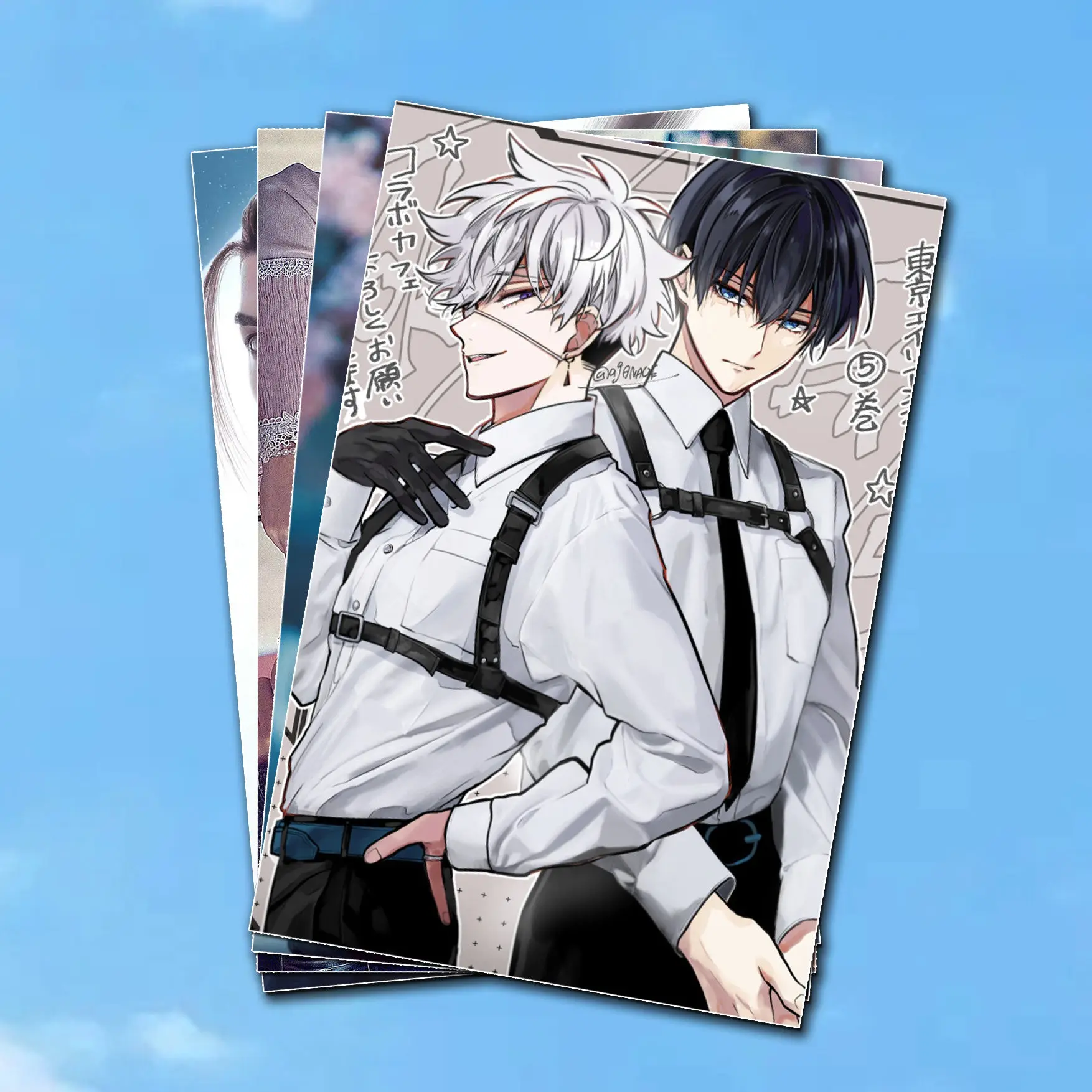 Tokyo Aliens anime Photo book card acrylic stand card sticker