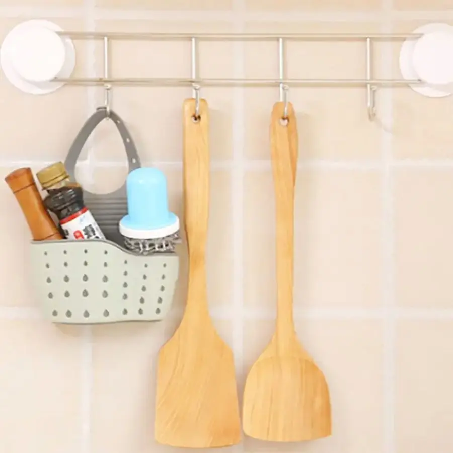 Adjustable Kitchen Sink Organizer Set: Includes Soap Sponge Holder And Hanging Drainage Bag for Kitchen Accessories