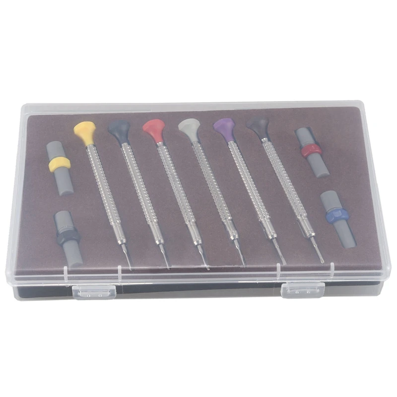 

6Pcs Steel Watch Screwdrivers & 4Pcs Cutter Heads Set Precision Watchmaker Screwdrivers For Repair Watch Kit