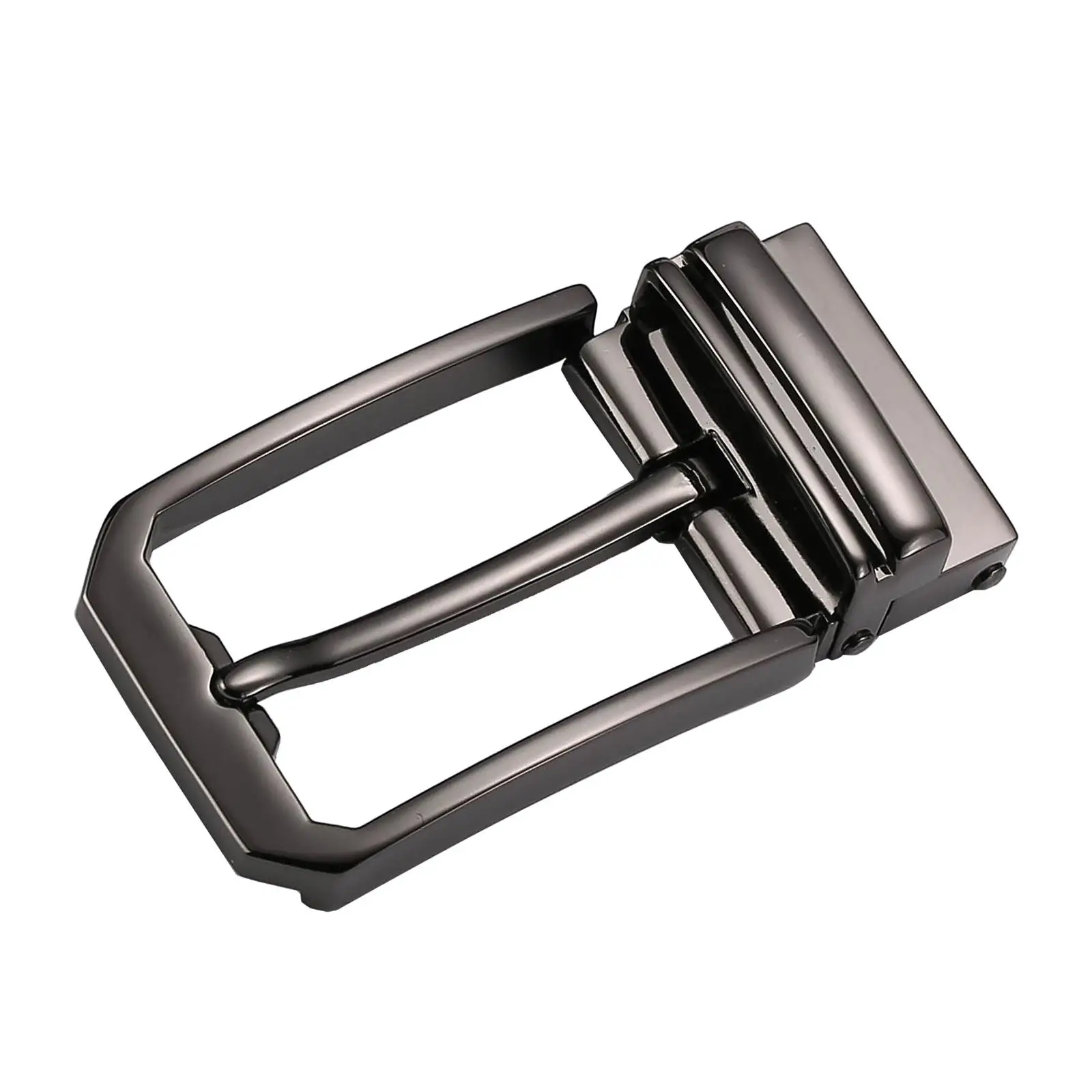 

Alloy Belt Buckle Zinc Alloy Reversible for 32mm-34mm Belt Classic Business Casual Mens Single Prong Pin Belt Buckle Replacement