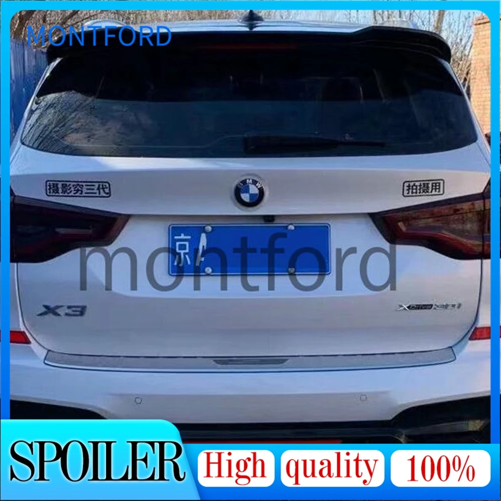 

NEW High Quality ABS Black & Carbon Fiber grain Rear Bumper Diffuser Protector Cover For BMW X3 G01 G08 2018 2019 2020 2021