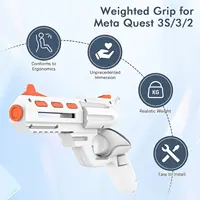 Enhance VR Shooting Game Experience Handle Gunstock Combination For Meta Quest 3/3 VR Accessories Handle Grip For Christmas Gift - Image 5