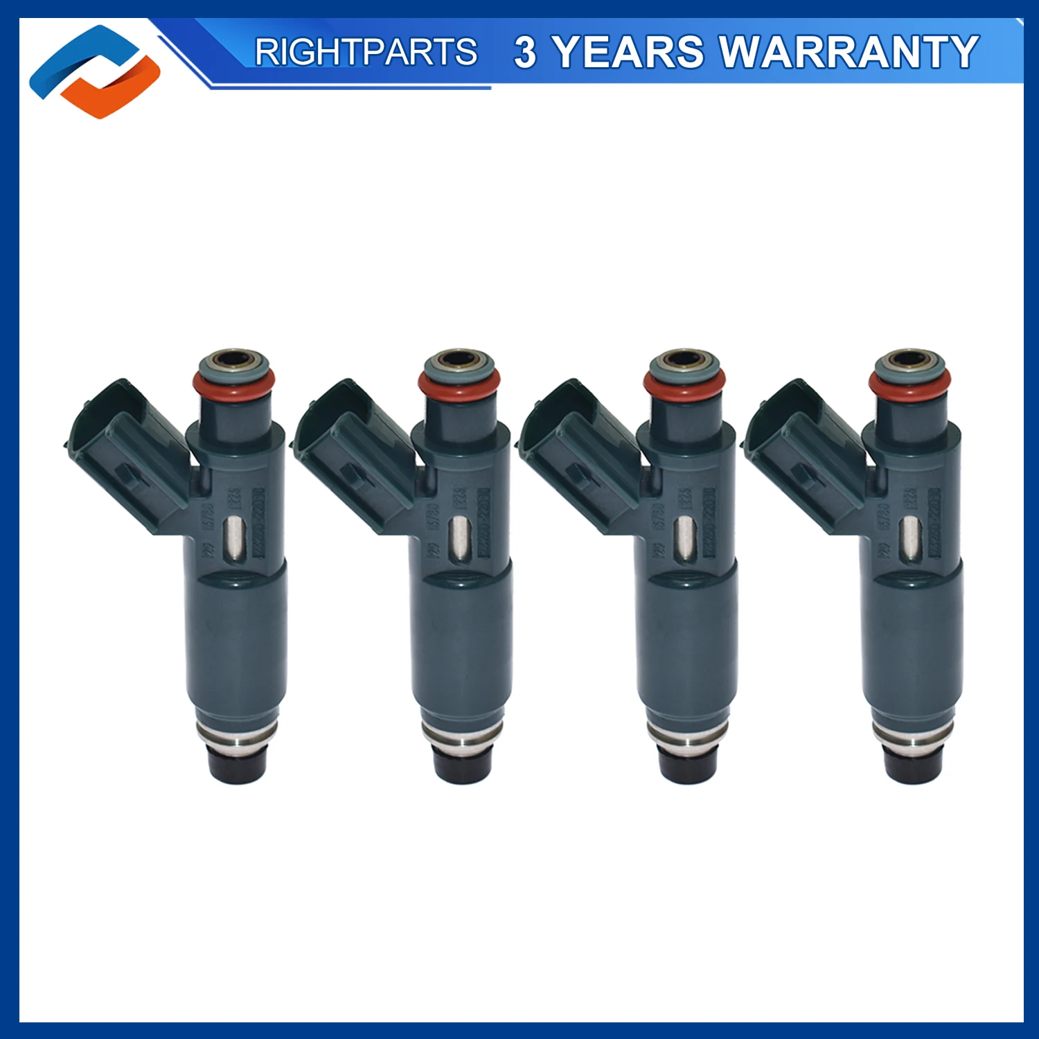 

Set of 4 23250-22010 Fuel Injectors For Chevrolet Prizm Toyota Corolla 1.8L 1998 1999 23209-22010 2320922010 2325022010