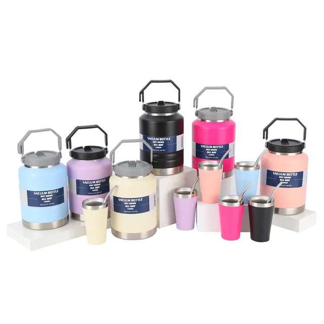 Portable Large Capacity 304 Stainless Steel Water Bottle Insulated Thermos for Outdoor Camping Heat And Cold Preservation 2