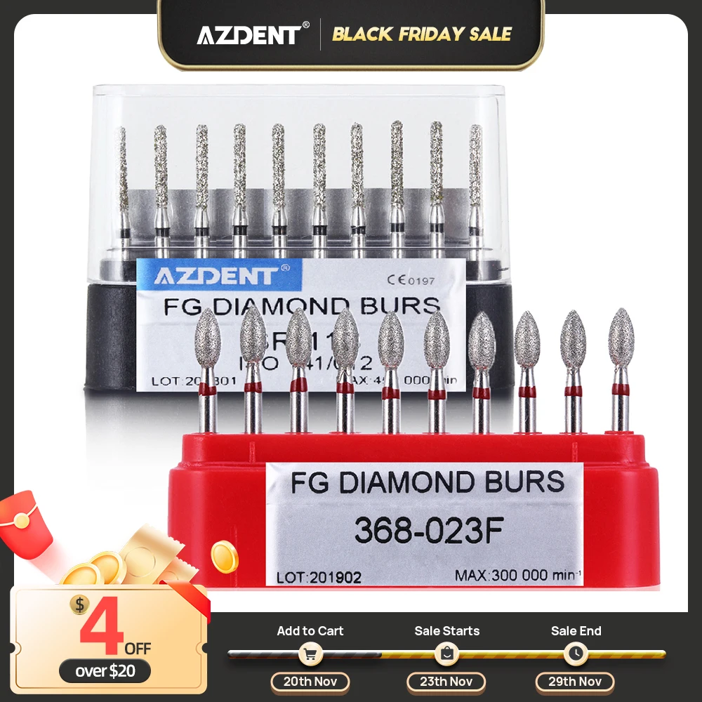 Frese Coniche Diamantate Grana Extra Fine FG Alta Velocità Frese - Foto 9