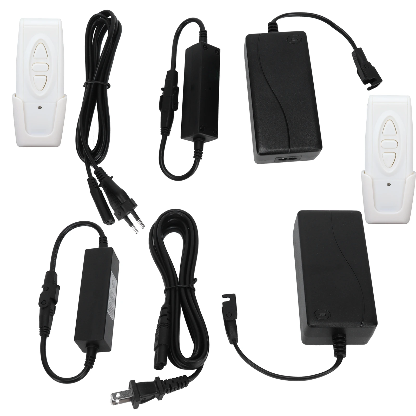 Sofa Hand Controller Wireless Electric Bed Button 433.92 Single Motor Remote Control Electric Sofa Controller 100V‑240V 4