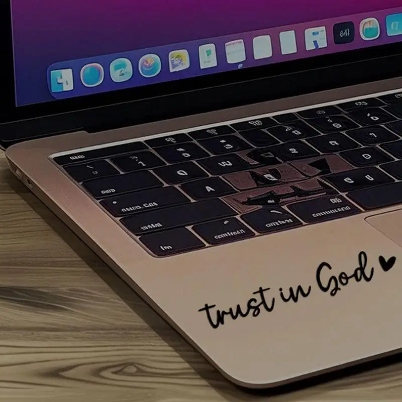 2pcs Trust in god car rearview Mirror Sticker Vehicles Window Decals Car Decoration Funny Car Decal Rear View Glass Accessories