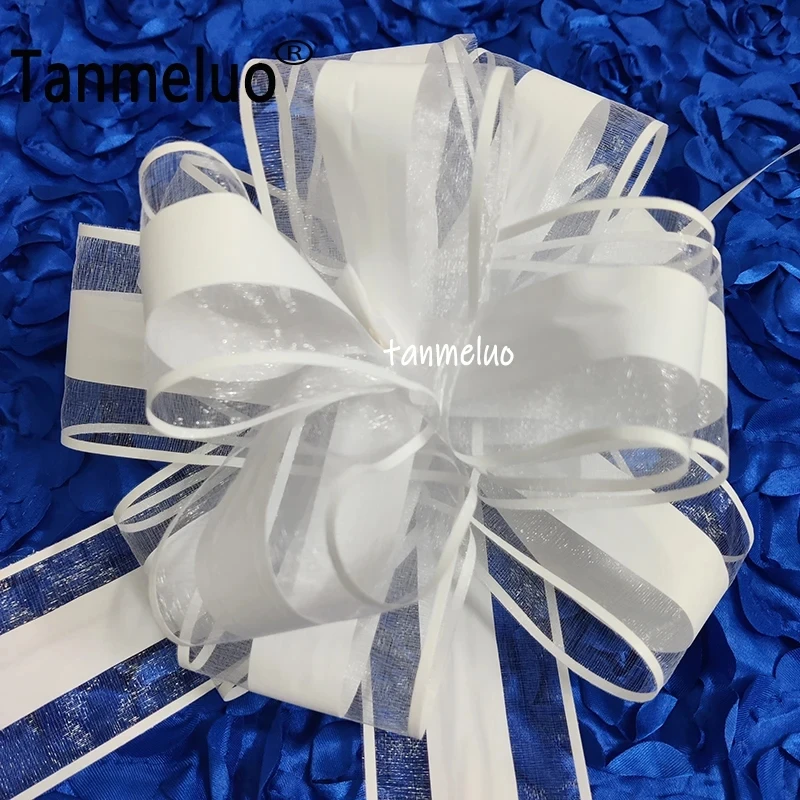10PCS Blume Auto Geschenke Hochzeit Pull Bow Bänder Wrap Verpackung Valentinstag Geburtstag Veranstaltungen Party Supplies Valentine Bowknot