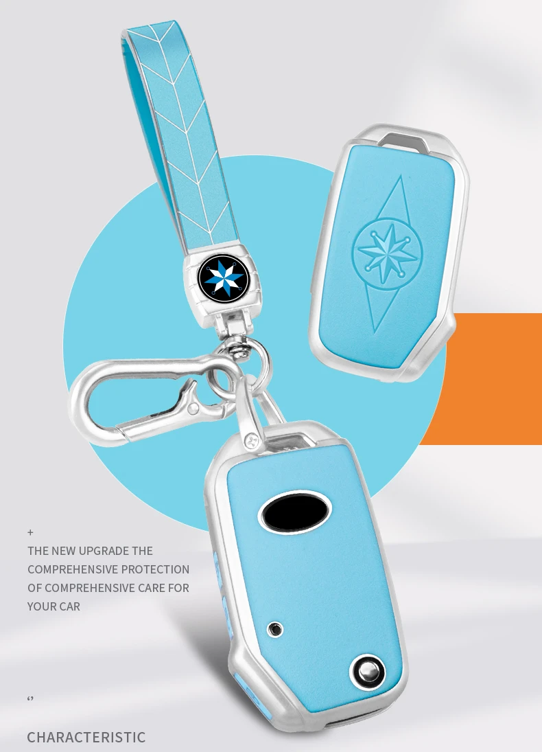 New Fashion Soft Tpu Flip Key Fob Cover Case Holder per Kia Sportage Cerato Forte 2019 2020 - S725f4fe3d7854310b7f3c38d473a7bf76