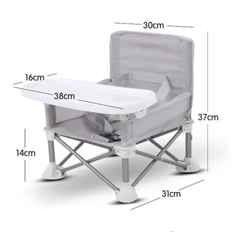 Baby Dining Chair Foldable Portable Baby Chair Dinner Table and Chairs Children Folding Dining Feeding