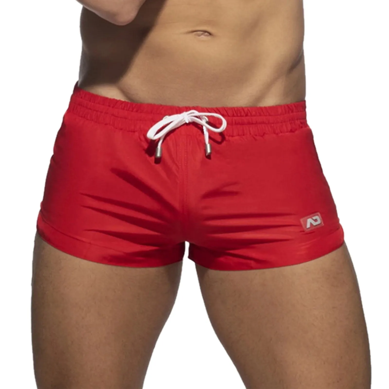 Male Spring Summer Ultra Shorts Solid Color Elastic Waist Drawstring Comfort Mini Shorts Men Beach Wear Shorts Ropa Hombre 3