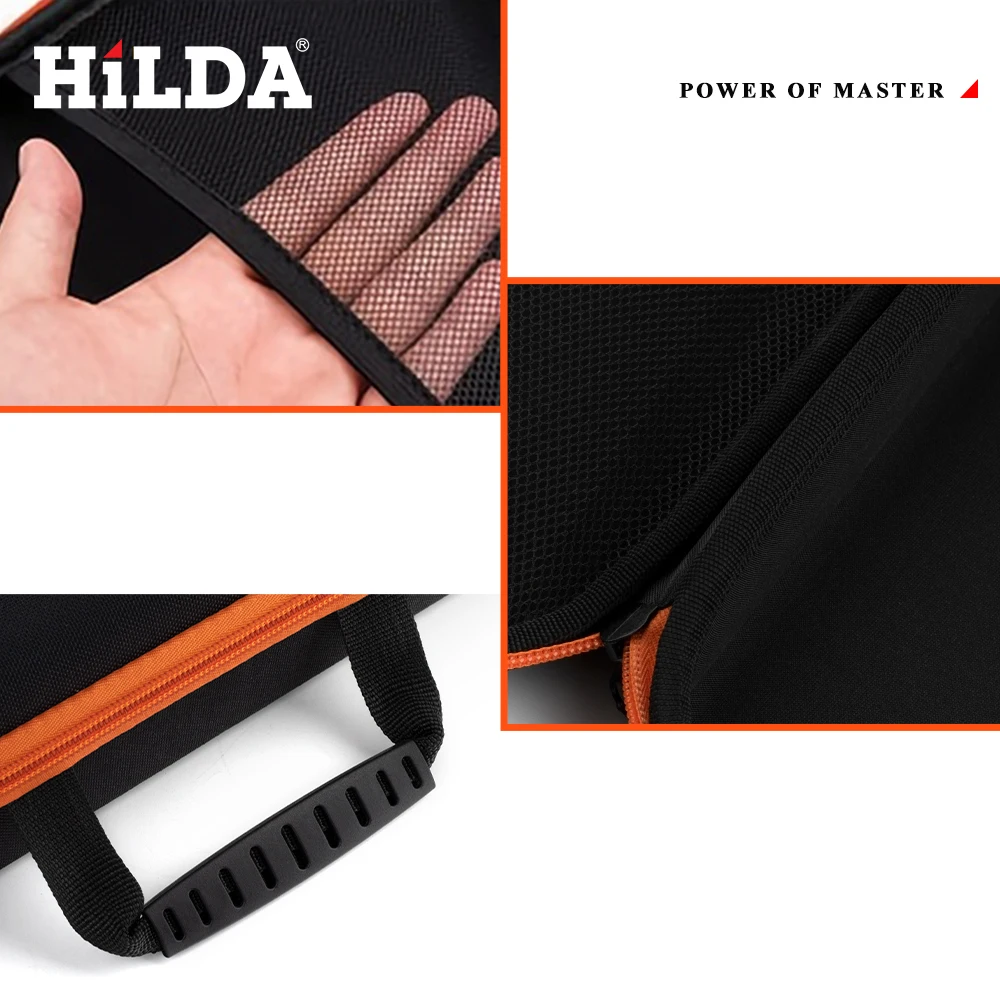 HILDA Large Capacity Tools Bag Tools Waterproof Tool Bags Electrician Hardware Bag tool bag tool bags tool kit bag electric tool bag electricians pouch