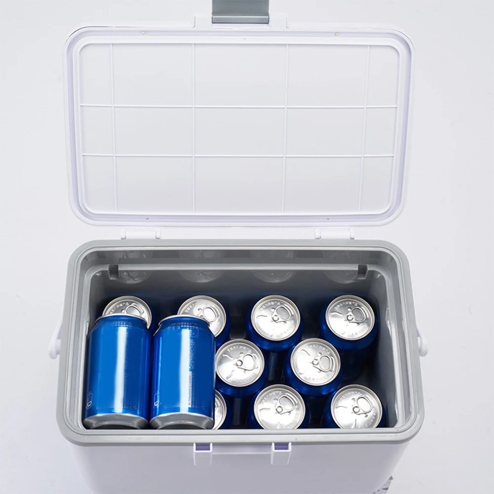 6/8/13L Ice Cooler Insulated Portable Cooler with Handle Hard Ice Chest Box for Beach Picnic Camping Boating Fishing Car