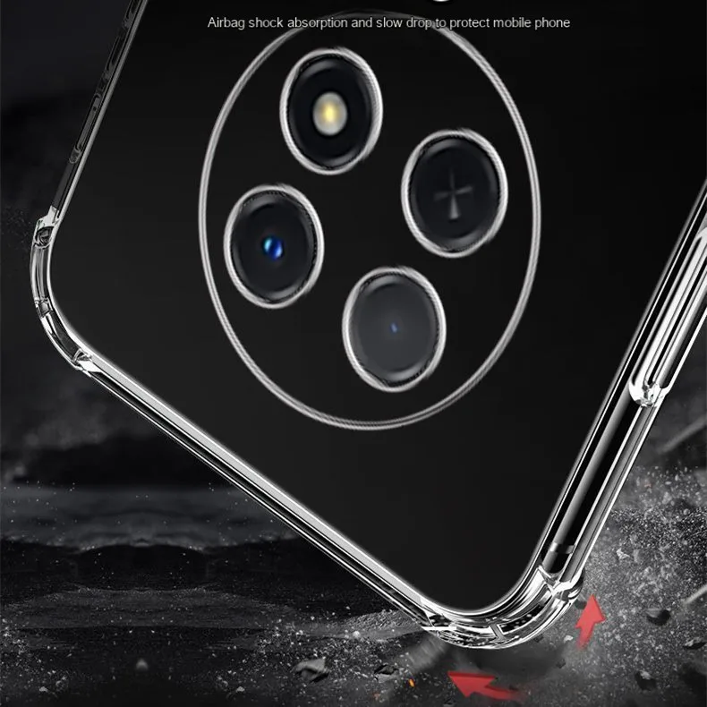 Transparent Shockproof TPU Protective Case