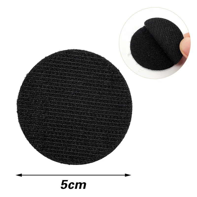 5/10/15Pcs Self-adhesive Fastener Dots Stickers Adhesive Tape Sofa Mat Bed  Sheet Carpet Anti Slip Fixing Pad PVC Patch 50mm