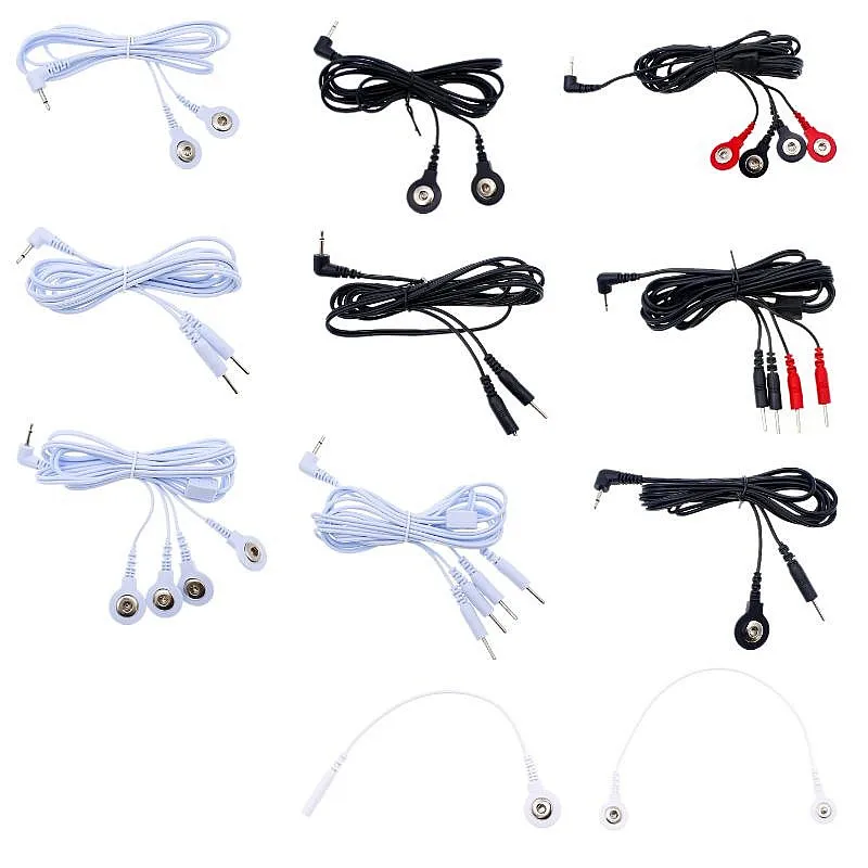 Electro Cable For Penis Electric Stimulation Nipple Clamps Anal Plug Estim Sex Accessories Man Electric Bdsm Toys Electro shock
