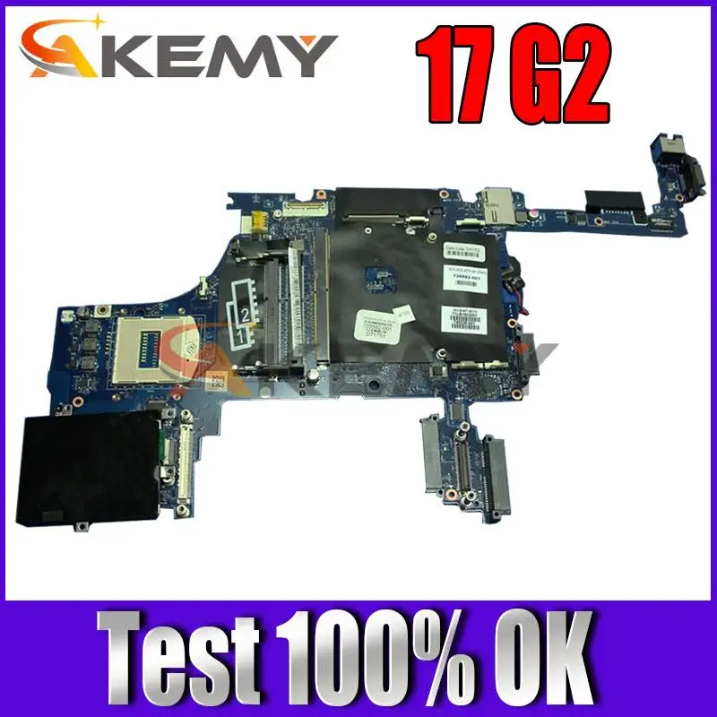 Материнская плата для ноутбука HP ZBook 17 G2 752581-001 752581-501 752581-601 |