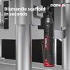 Nanwei Mini Ratchet Wrench Truss 45NM Electric Wrench Angle 12V Fast Right Angle Charging Line Frame Driver Set 5