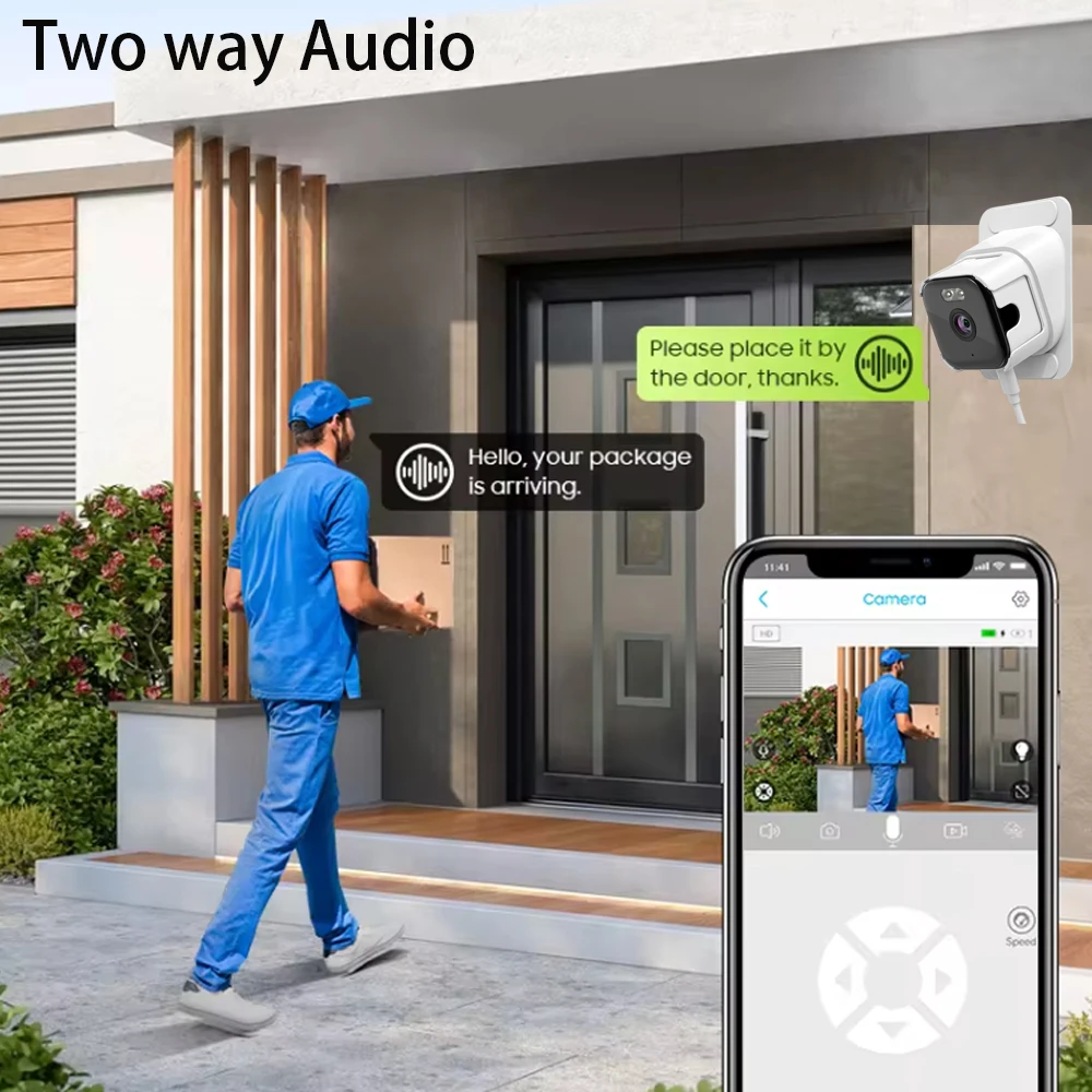 OKAM PRO APP Mini HD 2K 5MP 5G Wifi Color Night Vision 24/7 Recording Doors Interior Windows Stickers Camera Home Safety 3