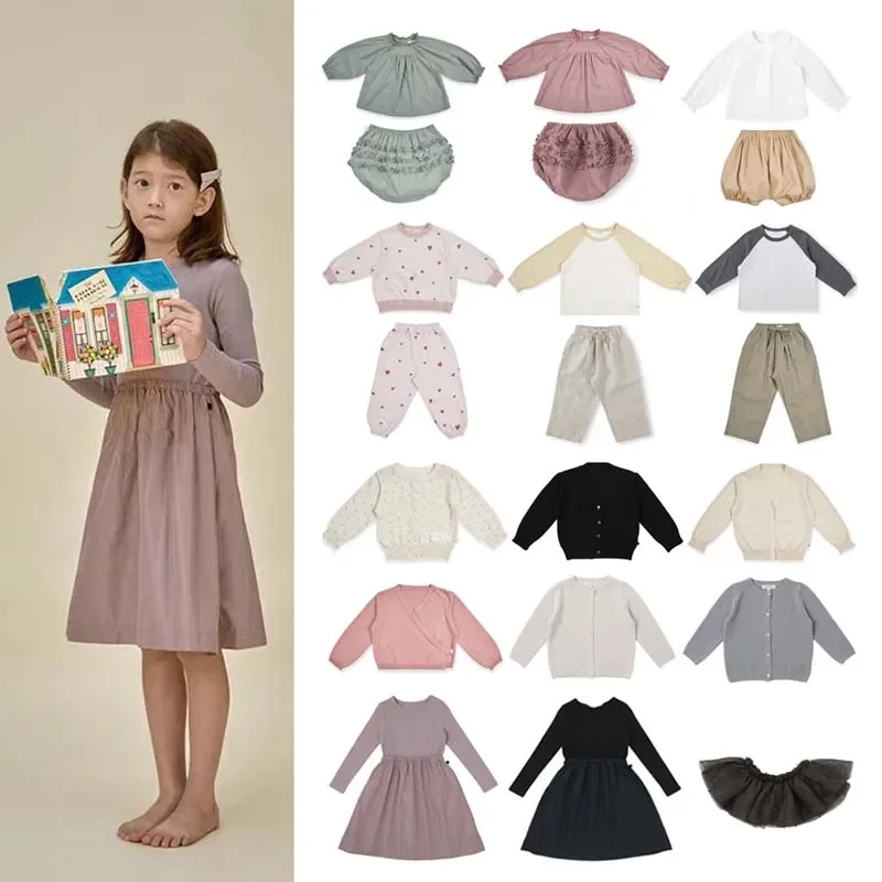 

Per-sale (ship in May) 2024 BEN Baby Girl Clothes Shirt and Shorts Girl Clothes Knitted Cardigan Love Hoodie Set Boys Pants