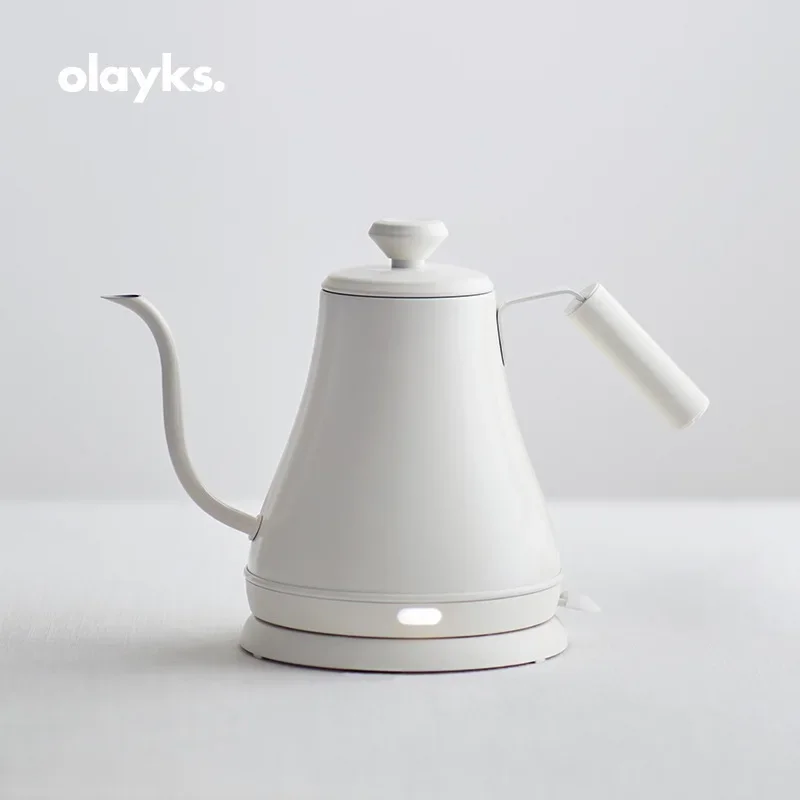 

Olayks Electric Coffee Kettle Gooseneck 800ml 220V Home Tea Maker Flash Heat Pot For Kitchen Free Shipping