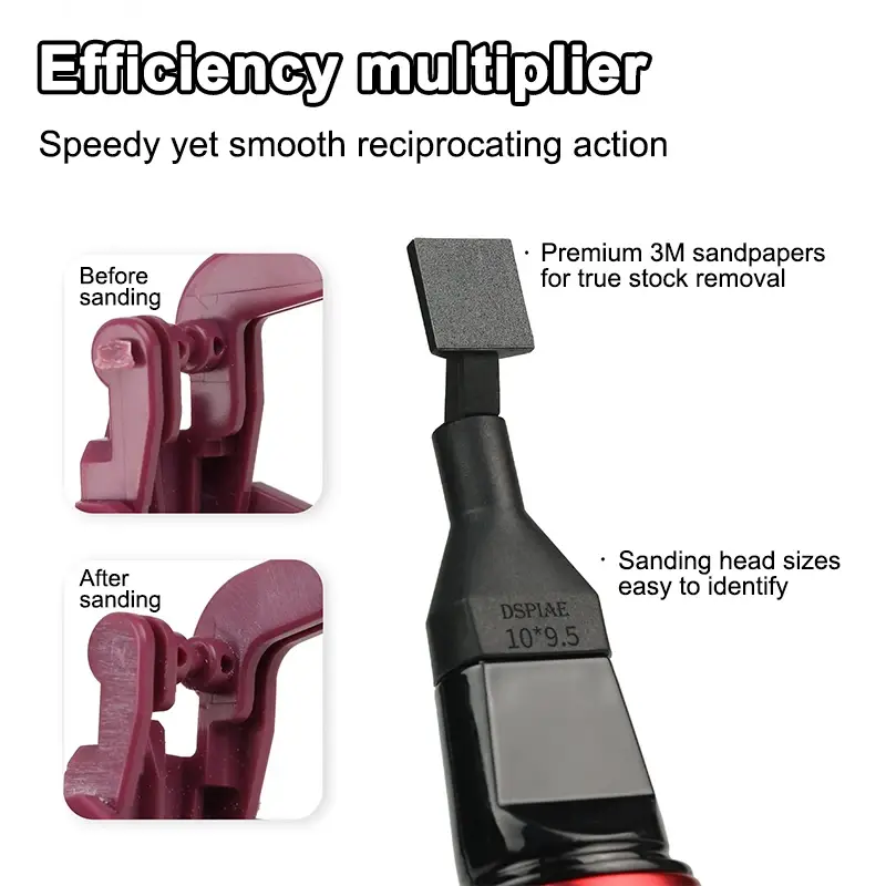 DSPIAE ES-A DIY Reciprocating Sander Electric Grinding Pen Plastic Model Sanding Heads Sandpaper Military Craft Tools - Image 3