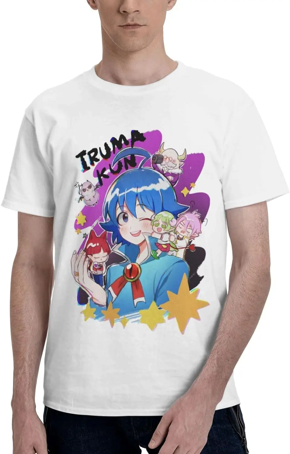 

Мужская футболка с коротким рукавом и круглым вырезом