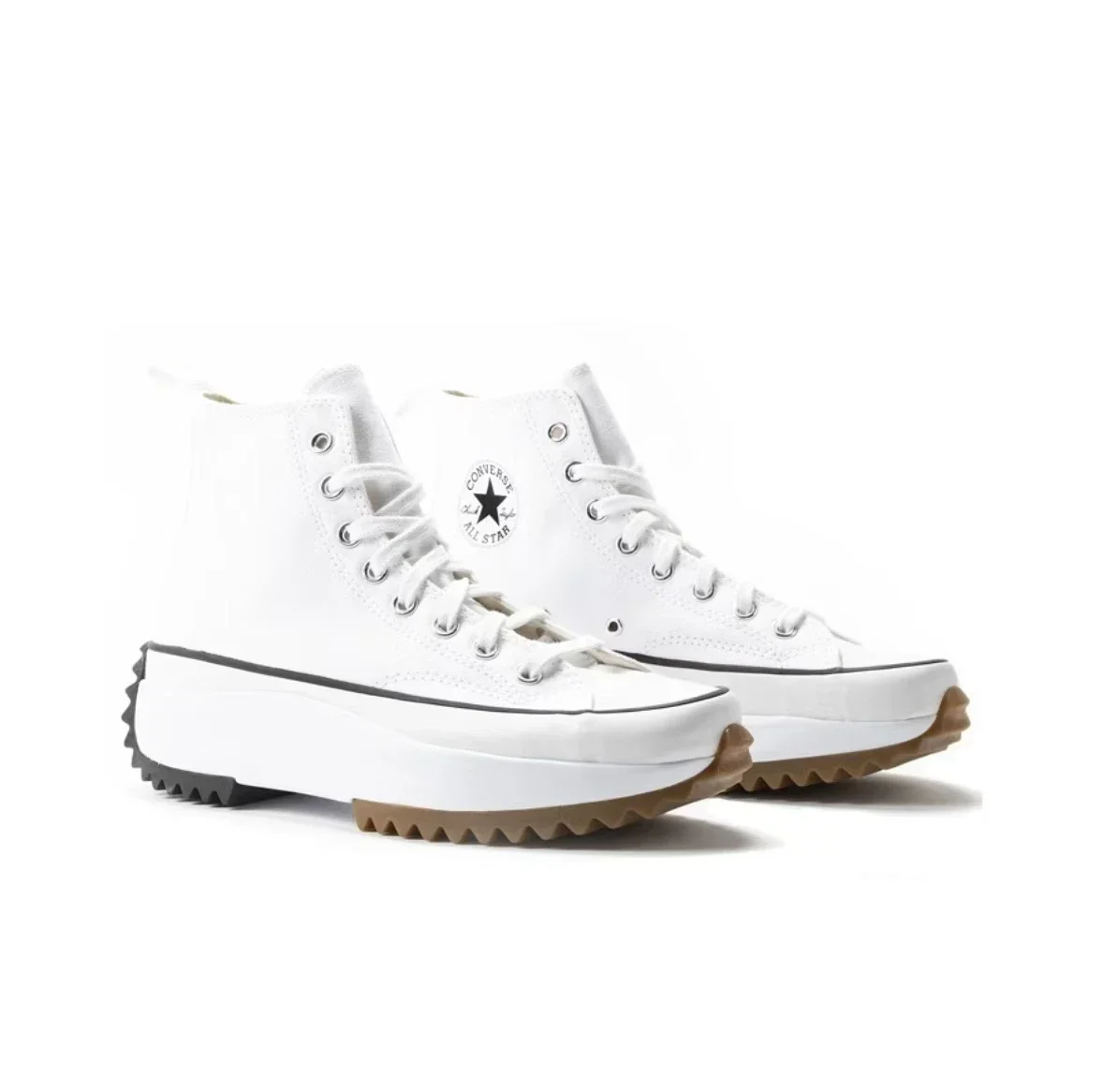 Converse Run Star Hike Men and Women Skateboarding Shoes Outdoor Lightweight Wear-resistant Vintage Sneaker White casual sneakers