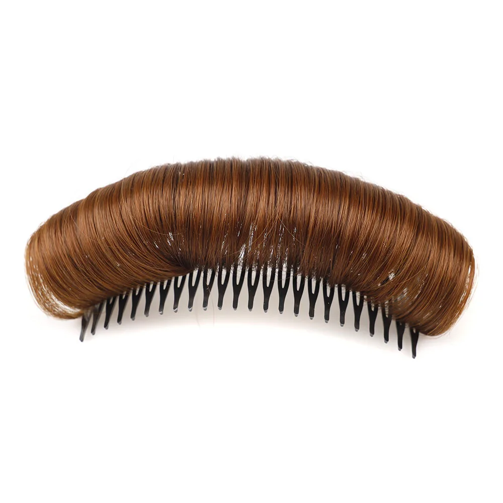 Fluffy Hair Pad Princess Styling Hair Bun Wig Cushion Synthetic High Temperature Fiber Invisible Bangs Pad Accessories