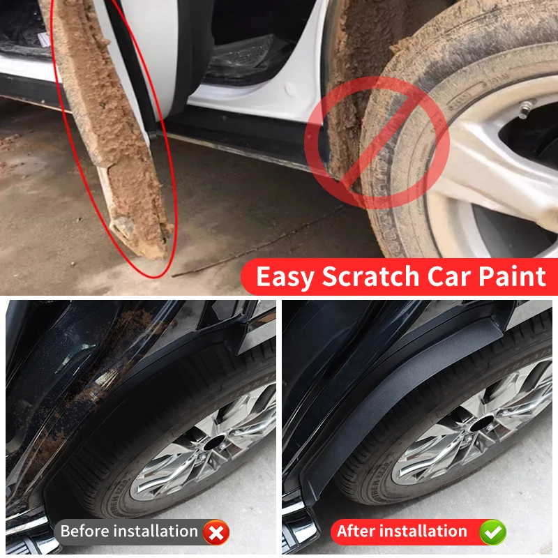 2021 2024 도요타 랜드 크루저 프라도 300 LC300 FJ300 에 적합, 뒷바퀴 펜더 라이닝 개조 액세서리 2022 2023 업그레이드 부품 패널, Toyota Land Cruiser 300 ZX 