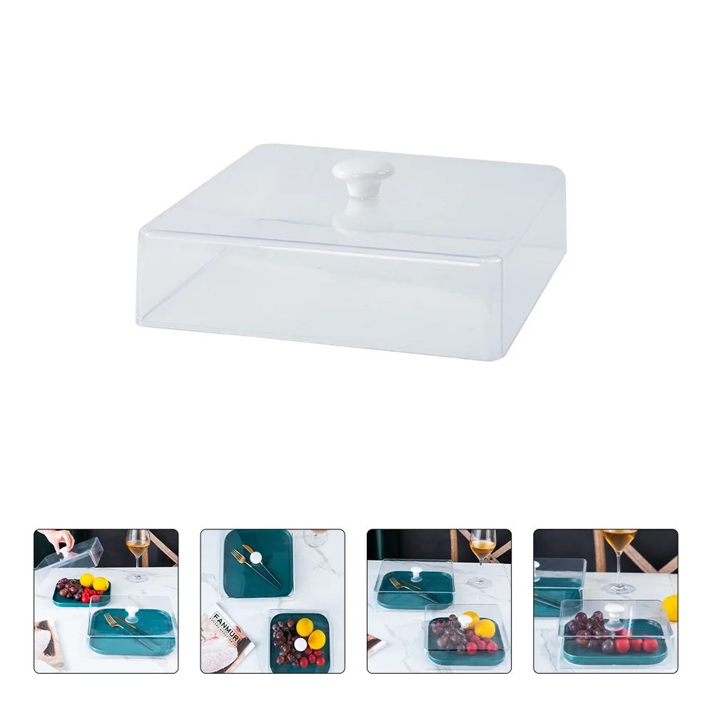 

Fresh Cover Food Dust Kitchen Gadget Tent Mosquito-proof Meal Covers Cooking Tool Plastic Transparent