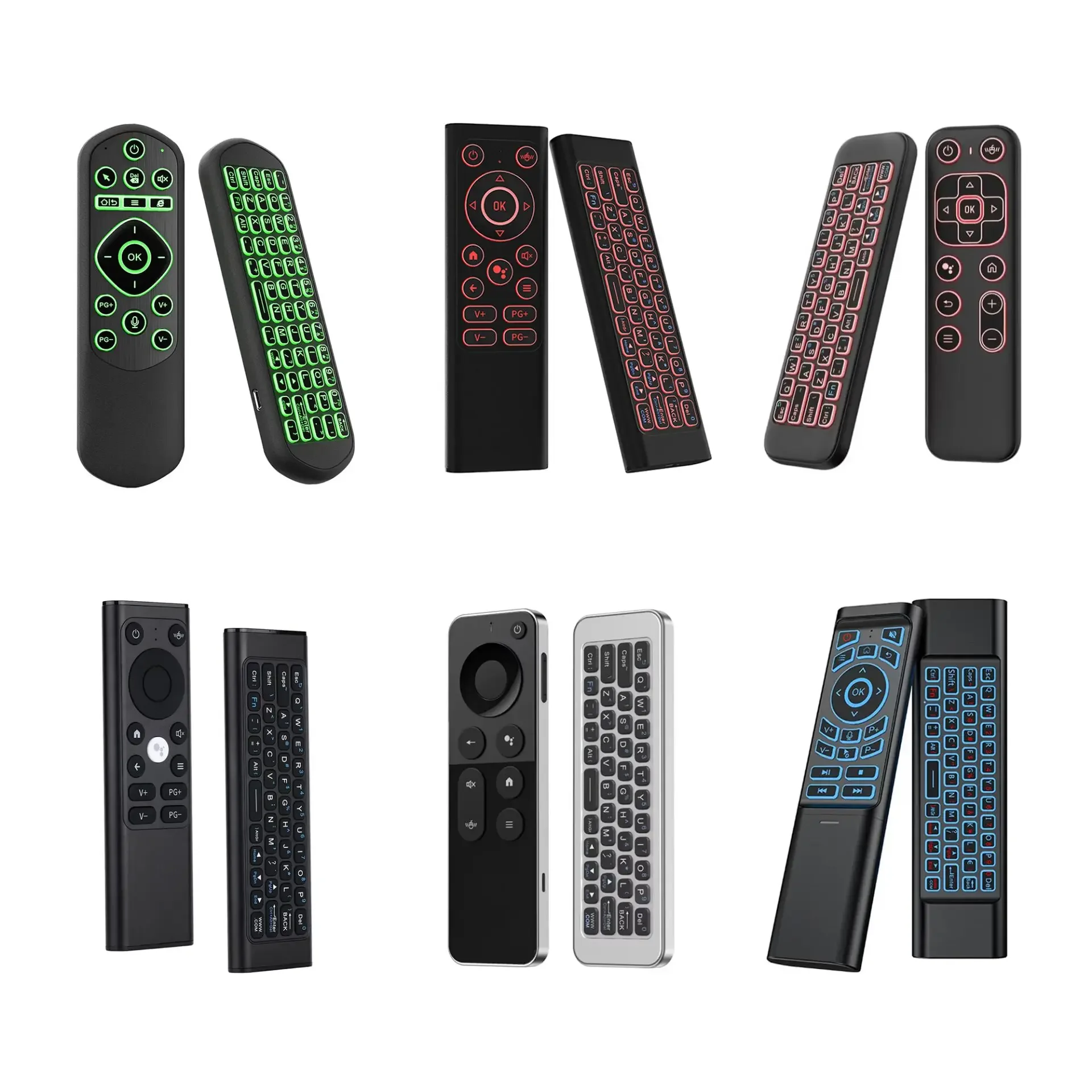 iPazzPort Mini 2.4G/BT Remote Wireless Air Mouse Keyboard