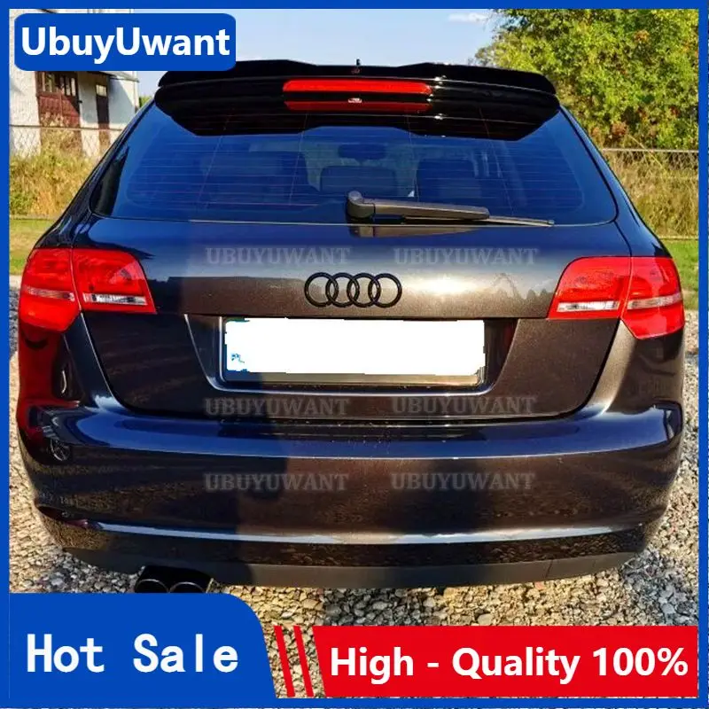 Auto Posteriore Tetto Spoiler Lip Extension Posteriore Tronco Spoiler Lip Wing Per Audi A3 8P/ 8P Fl 2003-2012 Hatchback Ala Posteriore Tuning Auto