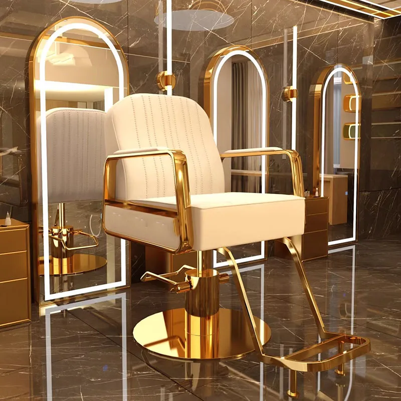 

Hair Cutting Barber Chair Beauty Cosmetic Stool Shampoo Wash Luxury Adjustable Barber Chair Saddle Chaise Coiffeus Furniture