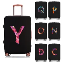 Letter Print Travel Suitcase Dust Cover Luggage Protective Cover for 18"-28" Thicken Trolley Case Dust Cover Travel Accessories 1