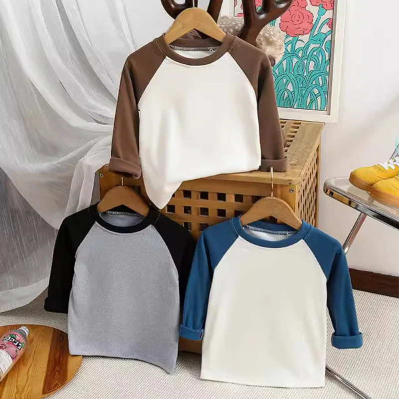 Kids Solid Long Sleeve Tee 5